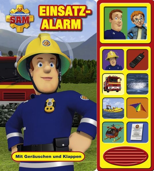 Feuerwehrmann Sam - Einsatzalarm,Klappen-Geräusche-Buch, Gebundene Ausgabe von , Phoenix International Publications Inc., 978-1-5037-2589-8