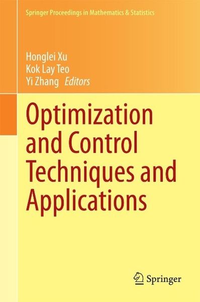 Produktbild: Optimization and Control Techniques and Applications