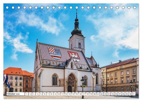 Produktbild: Europas Hauptst&auml;dte &ndash; lebenswerte Metropolen (Tischkalender 2026 DIN A5 quer), CALVENDO Monatskalender