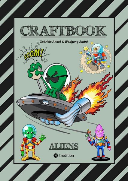 Produktbild: Craftbook - 100 Science Fiction Motive - Alien - Raumfahrt - Ufo - Astronauten - Knifflige R&auml;tsel - Ausserirdische Aufgaben - Universum