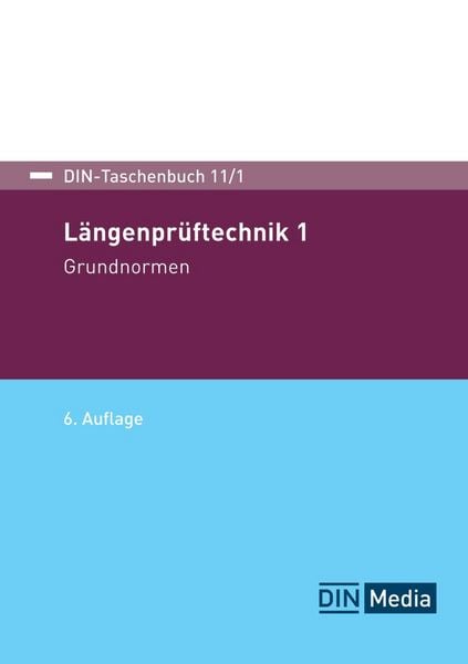 Produktbild: DIN-Taschenbuch 11/1