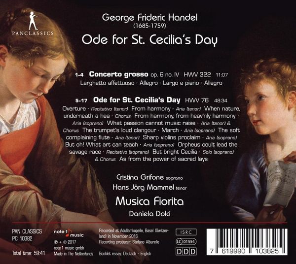 Produktbild: Ode for St Cecilia's Day