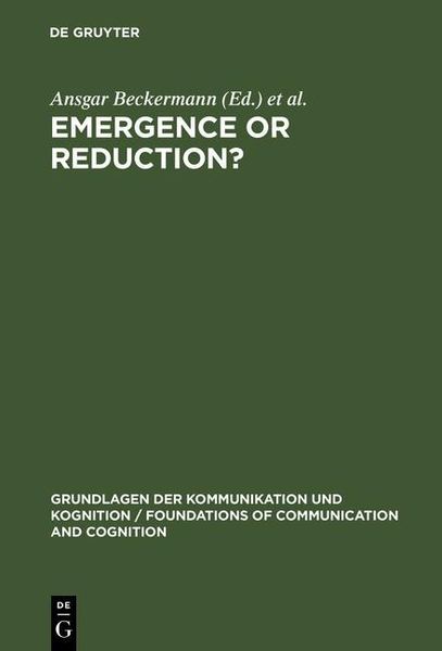 Produktbild: Emergence or Reduction?