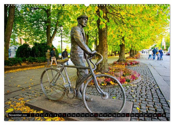 Produktbild: Oslo Impressionen (hochwertiger Premium Wandkalender 2026 DIN A2 quer), Kunstdruck in Hochglanz