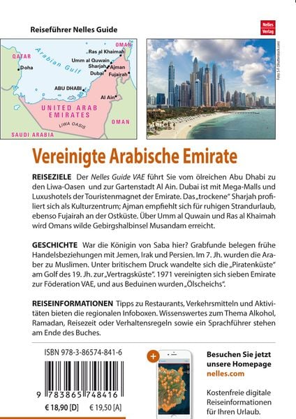 Produktbild: Nelles Guide Reisef&uuml;hrer Vereinigte Arabische Emirate