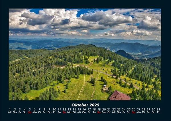 Produktbild: Berge 2025 Fotokalender DIN A4