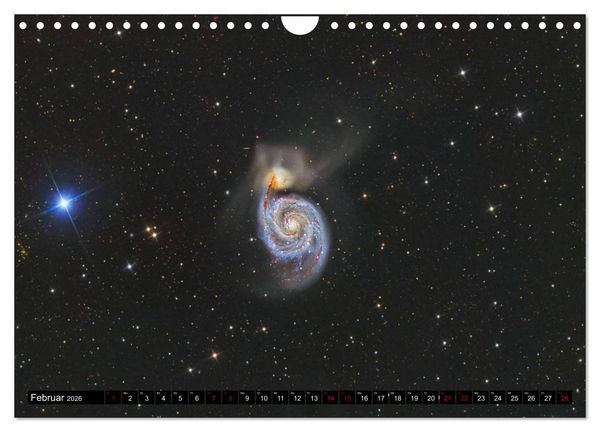 Produktbild: Galaxien des Nordhimmels (Wandkalender 2026 DIN A4 quer), CALVENDO Monatskalender