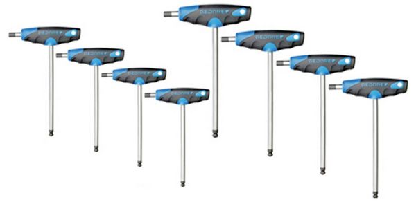 Produktbild: Gedore DT 2142-008 Winkelschraubendreher-Set 2.5 mm, 3 mm, 4 mm, 5 mm, 6 mm, 8 mm, 10 mm 8teilig