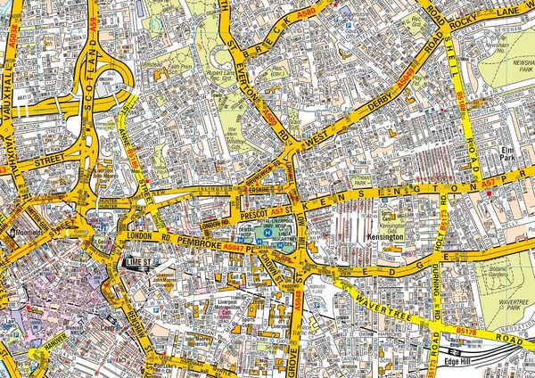 Produktbild: Liverpool A-Z Pocket Street Map