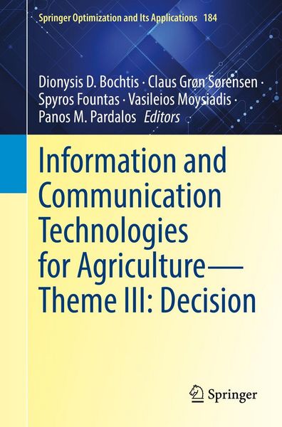 Produktbild: Information and Communication Technologies for Agriculture-Theme III: Decision
