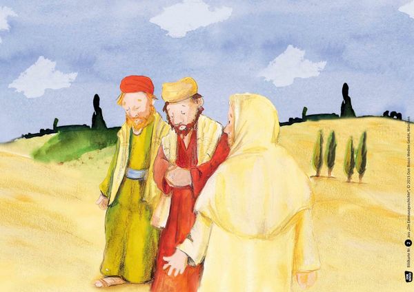 Produktbild: Die Emmausgeschichte. Kamishibai Bildkartenset.
