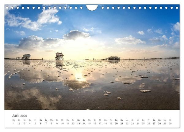 Produktbild: Nordfriesland (Wandkalender 2026 DIN A4 quer), CALVENDO Monatskalender