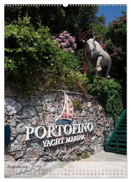 Produktbild: Portofino - Im Herzen der italienischen Riviera!! (Wandkalender 2026 DIN A2 hoch), CALVENDO Monatskalender