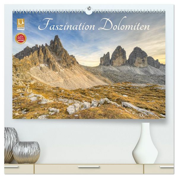 Produktbild: Faszination Dolomiten (hochwertiger Premium Wandkalender 2026 DIN A2 quer), Kunstdruck in Hochglanz