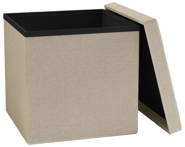 Produktbild: Stoff Sitztruhe Sitzbank Truhe Box Hocker Boxas