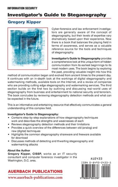 Produktbild: Investigator's Guide to Steganography