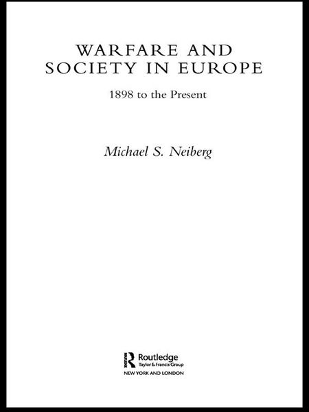 Produktbild: Warfare and Society in Europe
