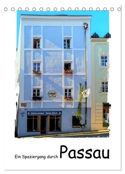 Produktbild: Ein Spaziergang durch Passau (Tischkalender 2026 DIN A5 hoch), CALVENDO Monatskalender