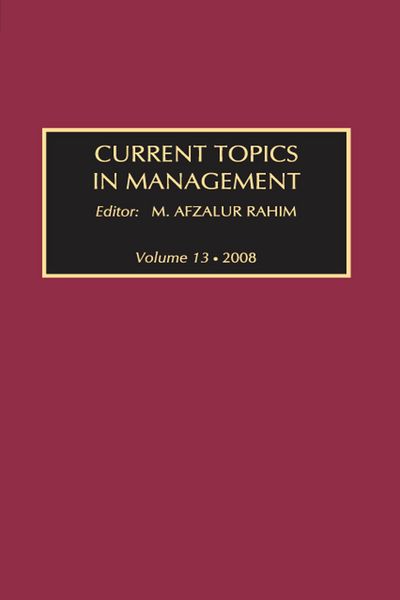 Produktbild: Current Topics in Management