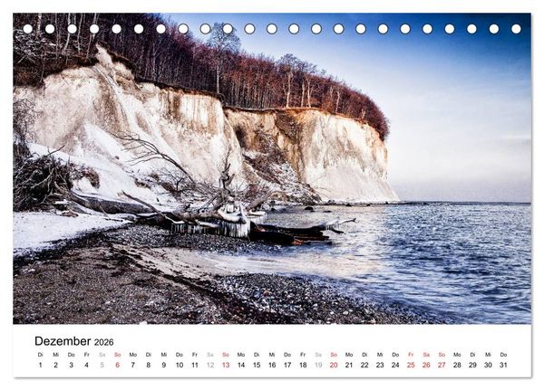 Produktbild: R&uuml;gen (Tischkalender 2026 DIN A5 quer), CALVENDO Monatskalender