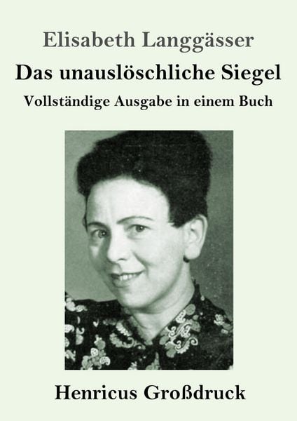 Produktbild: Das unausl&ouml;schliche Siegel (Gro&szlig;druck)