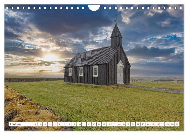 Produktbild: Die Farben Islands (Wandkalender 2026 DIN A4 quer), CALVENDO Monatskalender