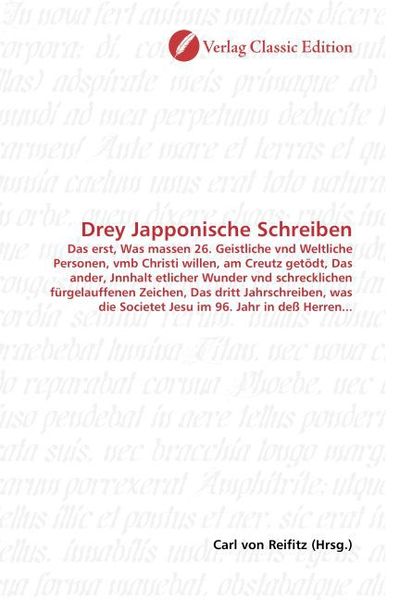 Produktbild: Drey Japponische Schreiben
