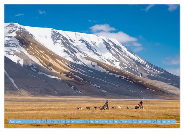 Produktbild: Spitzbergen im Sommer (Wandkalender 2026 DIN A4 quer), CALVENDO Monatskalender