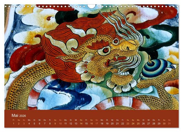 Produktbild: Buddhistische G&ouml;tter, G&ouml;tzen und D&auml;monen (Wandkalender 2026 DIN A3 quer), CALVENDO Monatskalender