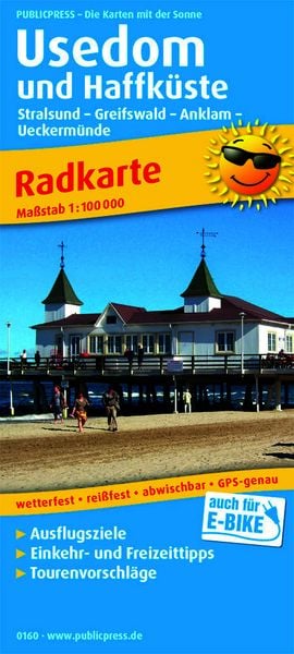 Usedom und Haffküste 1:100 000, Sonstige von , KOMPASS freytag und berndt, 9783747301609