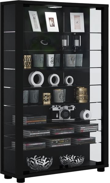 Produktbild: Holz Glas Stand Vitrine Sammelvitrine Lumo Mini