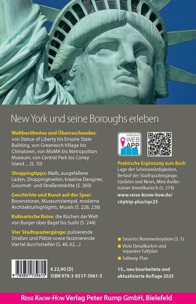 Produktbild: Reise Know-How Reisef&uuml;hrer New York City (CityTrip PLUS)