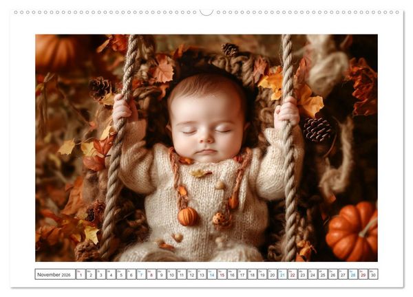 Produktbild: Babyzauber (Wandkalender 2026 DIN A2 quer), CALVENDO Monatskalender