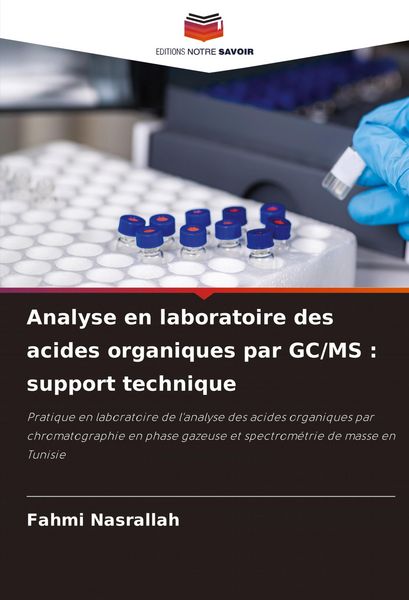 Produktbild: Analyse en laboratoire des acides organiques par GC/MS : support technique