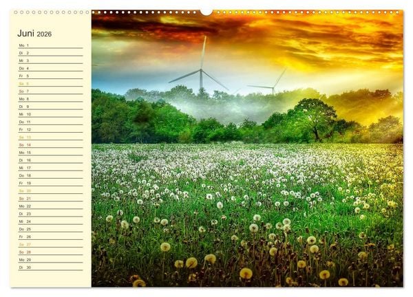 Produktbild: Friesland, verzauberte Landschaft an der Nordsee (hochwertiger Premium Wandkalender 2026 DIN A2 quer), Kunstdruck in Hochglanz