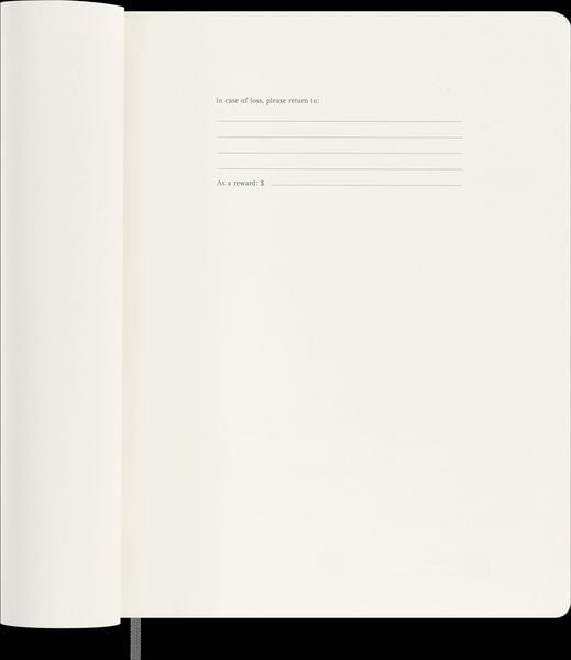 Moleskine Smart Notebook, Extra Large, Ruled, Black, Soft Cover (7.5 x 10)