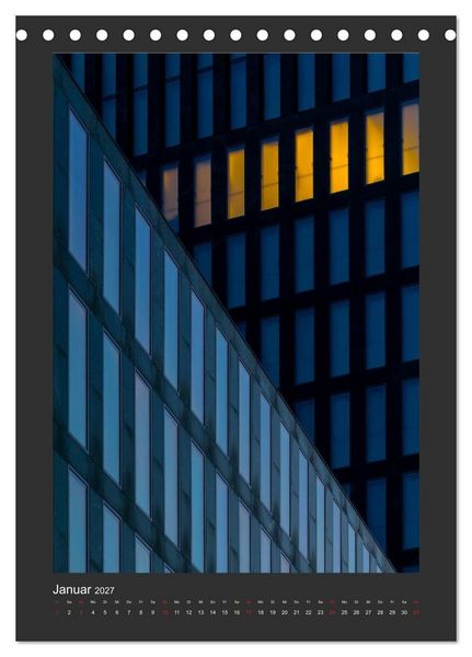Produktbild: Plakative Architektur (Tischkalender 2027 DIN A5 hoch), CALVENDO Monatskalender