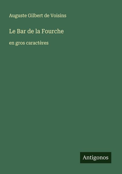 Produktbild: Le Bar de la Fourche