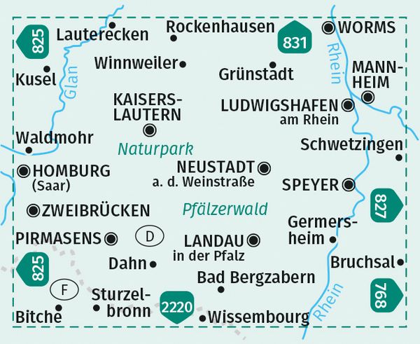 Produktbild: Pfalz, Naturpark Pf&auml;lzerwald