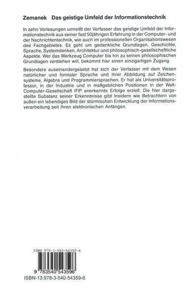 Produktbild: Das geistige Umfeld der Informationstechnik