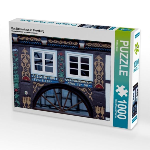 CALVENDO Puzzle Das Doktorhaus in Blomberg | 1000 Teile Lege-Größe 64x48cm Foto-Puzzle für glückliche Stunden