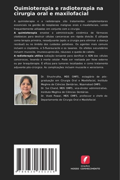Produktbild: Quimioterapia e radioterapia na cirurgia oral e maxilofacial