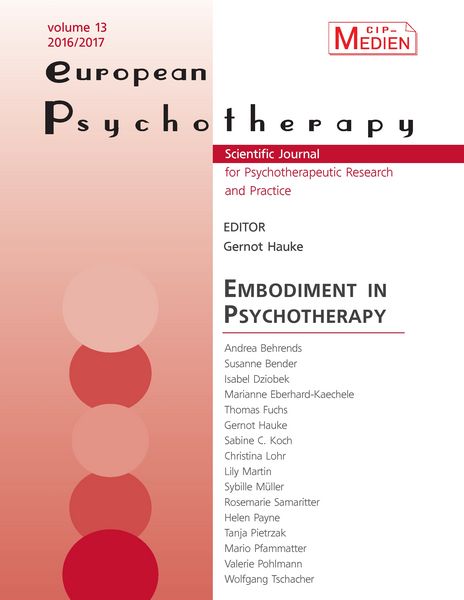 Produktbild: European Psychotherapy 2016/2017