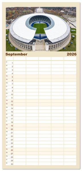 Produktbild: Familienplaner 2026 - Berlin - Reise durch die deutsche Geschichte mit 5 Spalten (Wandkalender, 21 x 45 cm) CALVENDO