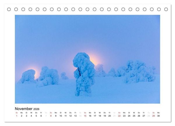 Produktbild: Magisches Nordland. Eine Reise in das Herz Skandinaviens (Tischkalender 2026 DIN A5 quer), CALVENDO Monatskalender