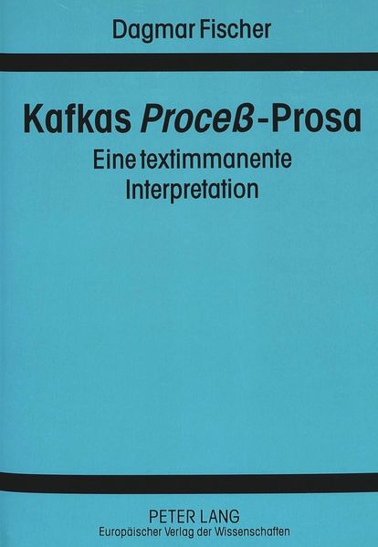 Produktbild: Kafkas &laquo;Proce&szlig;&raquo;-Prosa