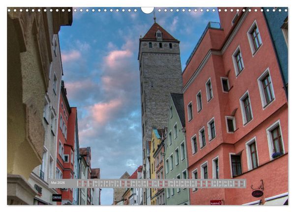 Produktbild: Regensburg Mittelalterliche Stadt mit Flair an der Donau (Wandkalender 2026 DIN A3 quer), CALVENDO Monatskalender