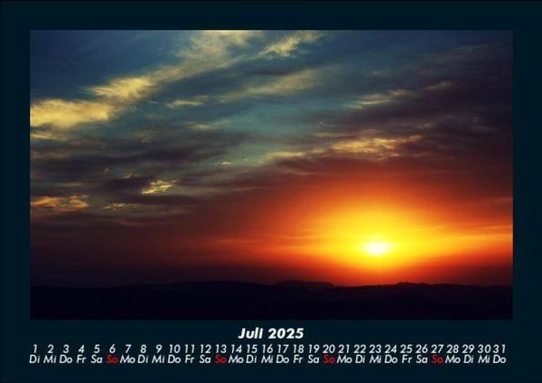 Produktbild: Sonnenunterg&auml;nge 2025 Fotokalender DIN A5