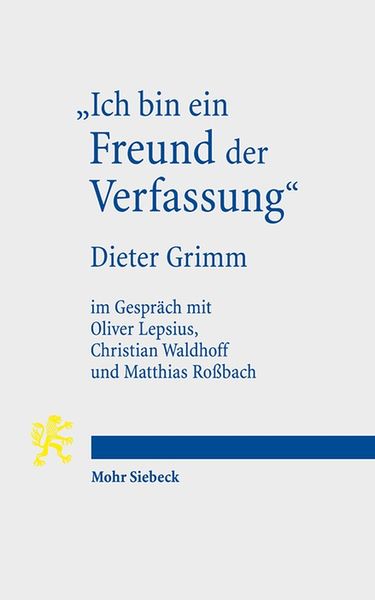 Produktbild: "Ich bin ein Freund der Verfassung"