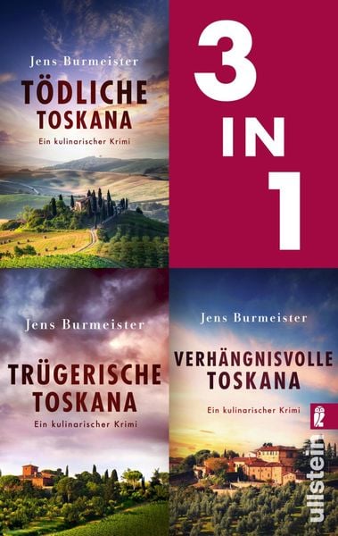 Produktbild: Professor Tiefenthal ermittelt - Band 1-3 der beliebten Toskana-Krimireihe